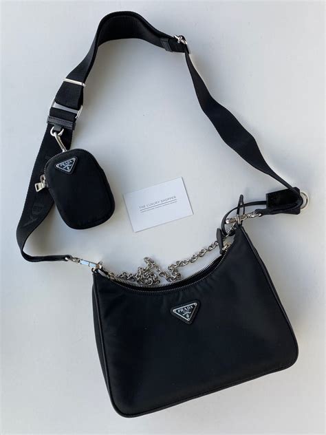 prada over shoulder bag|Prada shoulder cross body bag.